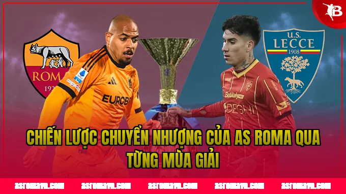 Chiến lược chuyển nhượng của AS Roma qua từng mùa giải