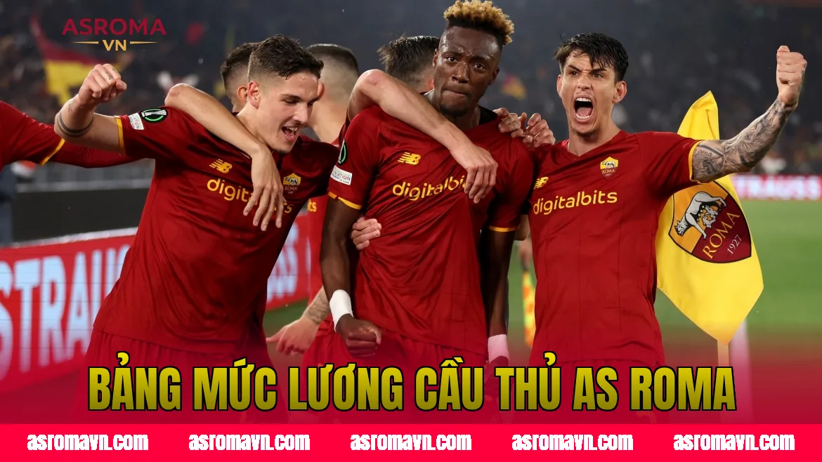 Bảng Mức Lương Cầu Thủ AS Roma