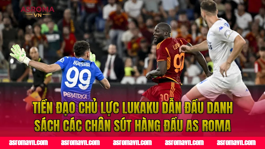 Tiền đạo chủ lực Lukaku dẫn đầu danh sách các chân sút hàng đầu AS Roma